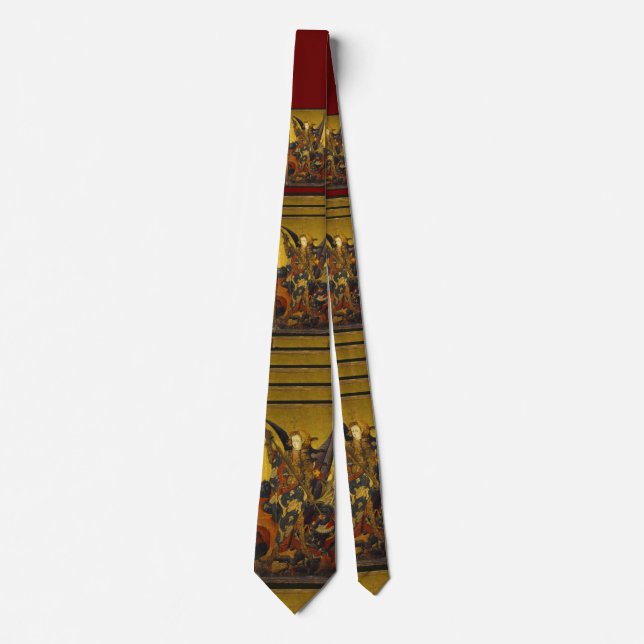 Saint Michael Vanquishing the Devil Tie (Front)