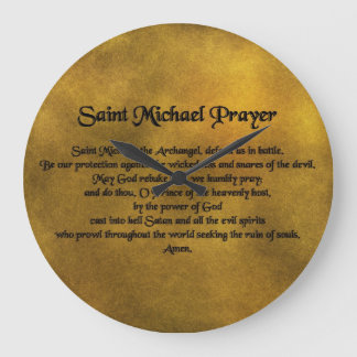 Saint Micheal Wall Clock