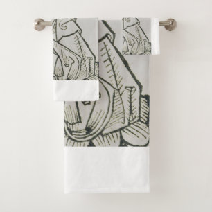 Saint Monica mother of Augustine of Hippo Bath Towel Set