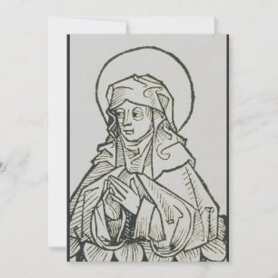 Saint Monica mother of Augustine of Hippo Invitation