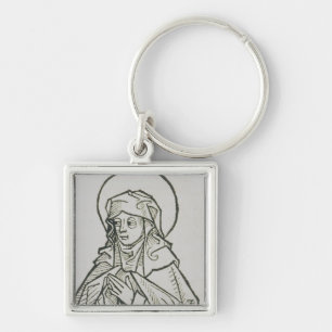 Saint Monica mother of Augustine of Hippo Key Ring