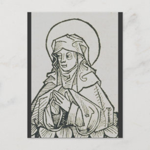 Saint Monica mother of Augustine of Hippo Postcard