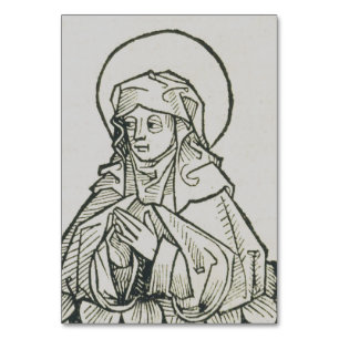 Saint Monica mother of Augustine of Hippo Table Number