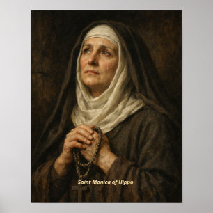 Saint Monica of Hippo Art Print