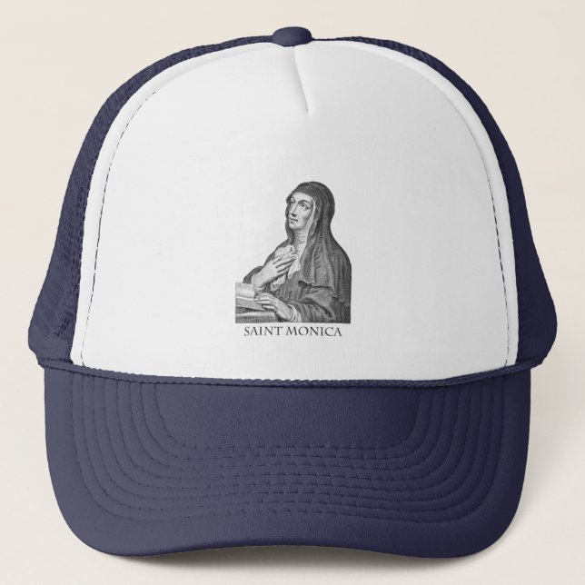 Saint Monica Trucker Hat (Front)
