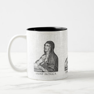 Saint Monica Two-Tone Coffee Mug