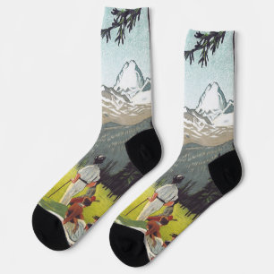 Saint Moritz by Emil Cardinaux Socks