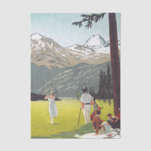 Saint Moritz by Emil Cardinaux Tissue Paper