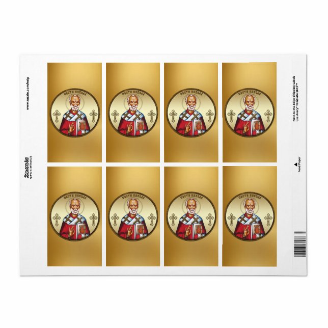 Saint Nicholas (Full Sheet)