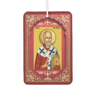 Saint Nicholas Car Air Freshener