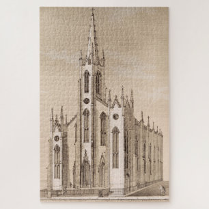 Saint Nicholas Church in New York City Jigsaw Puzzle