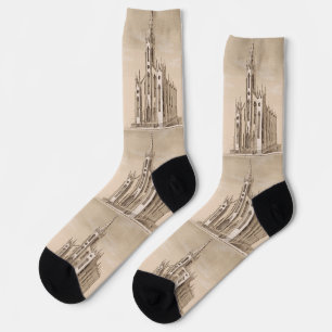 Saint Nicholas Church in  New York City Socks