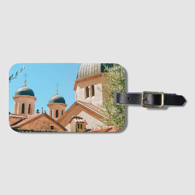 Saint Nicholas' Church - Kotor - Montenegro Luggage Tag (Front Horizontal)