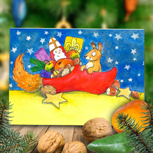 Saint Nicholas Day greeting card by Nicole Janes