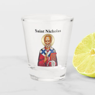 Saint Nicholas Keychain eng Shot Glass