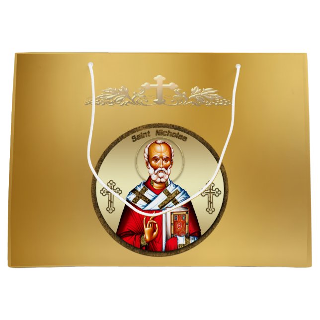 Saint Nicholas Large Gift Bag (Front)