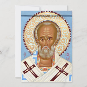 Saint Nicholas of Myra Holiday Card