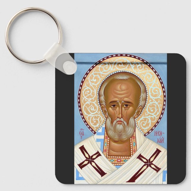 Saint Nicholas of Myra Key Ring (Front)