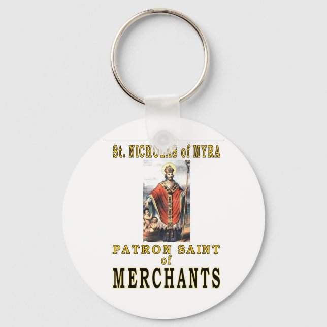 SAINT NICHOLAS of MYRA Key Ring (Front)