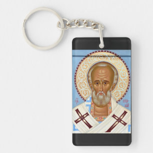 Saint Nicholas of Myra Key Ring