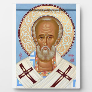 Saint Nicholas of Myra Plaque