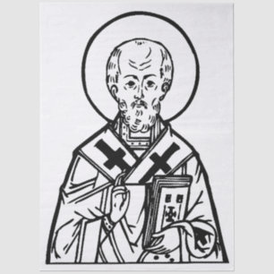 Saint Nicholas of Myra Tissue Paper
