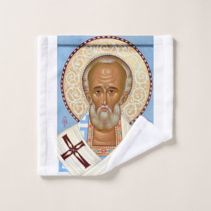 Saint Nicholas of Myra Wash Cloth