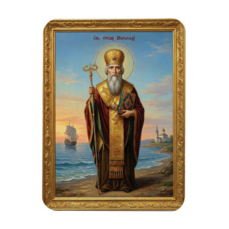 Saint Nicholas orthodox  icon Magnet