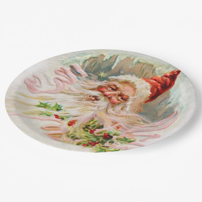 Saint Nicholas Paper Plate (Angled)