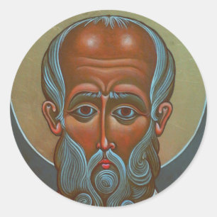 Saint Nicholas the Wonderworker Classic Round Sticker