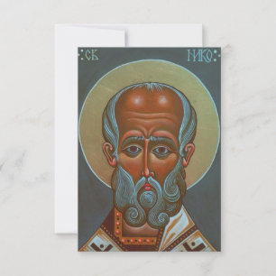 Saint Nicholas the Wonderworker Thank You Card