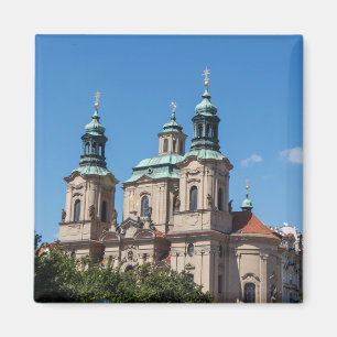 Saint Nicolas church in Prague Magnet
