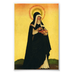 Saint Odile of Alsace Abbess of Hohenburg Photo Print