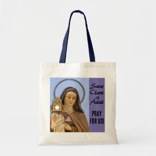 Saint of Clare of Assisi Tote Bag