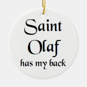 saint olaf ceramic ornament