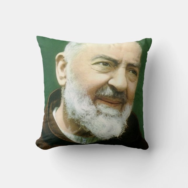 Saint Padre Pio  Cushion (Front)