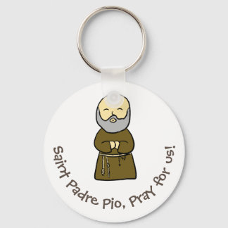 Saint Padre Pio Keychain