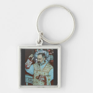 Saint Padre Pio Witness of Suffering and Mercy Key Ring