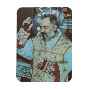 Saint Padre Pio Witness of Suffering and Mercy Magnet
