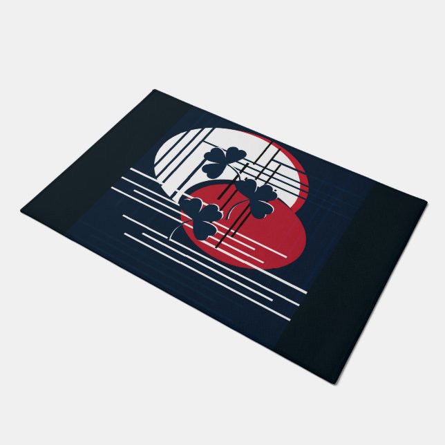 Saint Patrick, abstraction Doormat (Angled)