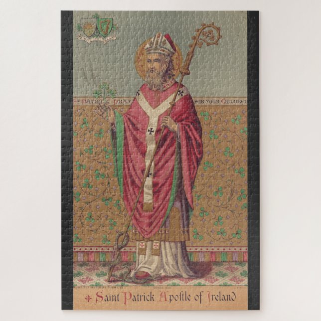 Saint Patrick Apostle of Ireland Jigsaw Puzzle (Vertical)
