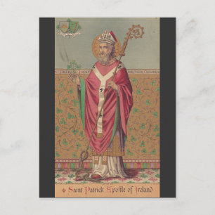 Saint Patrick Apostle of Ireland Postcard