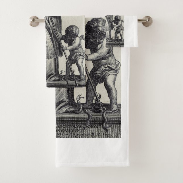 Saint Patrick Bishop and Confessor Bath Towel Set (Insitu)