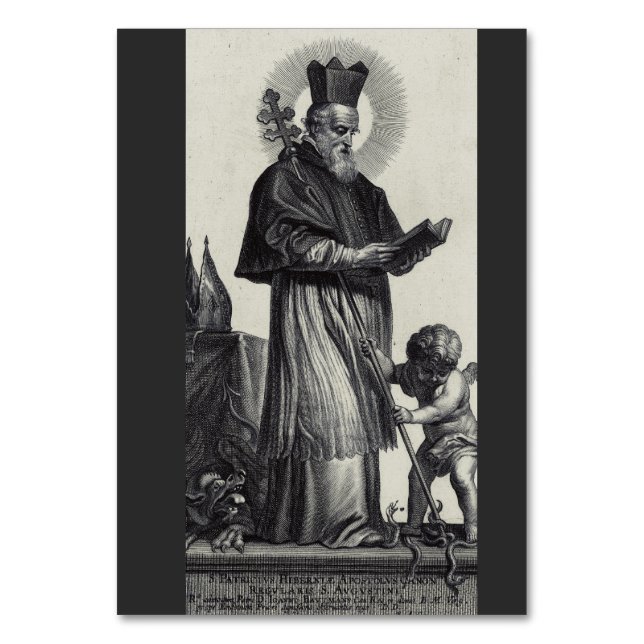 Saint Patrick Bishop and Confessor Table Number (Front)