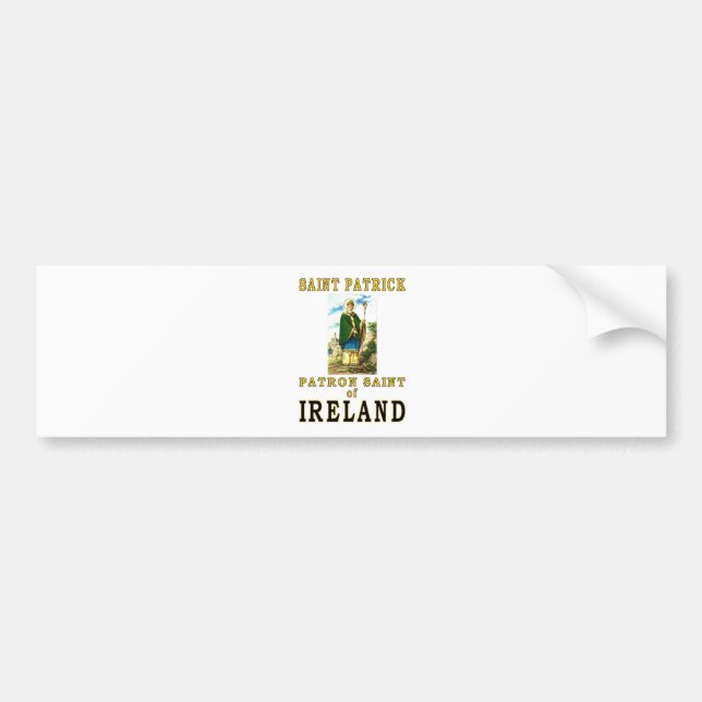 SAINT PATRICK BUMPER STICKER (Front)