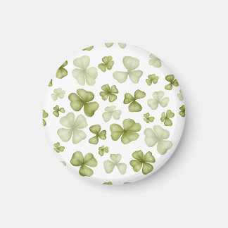 Saint Patrick clovers clip art Magnet