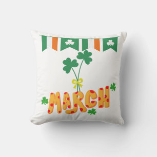 Saint Patrick March Cushion