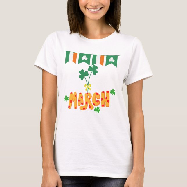 Saint Patrick March T-Shirt (Front)