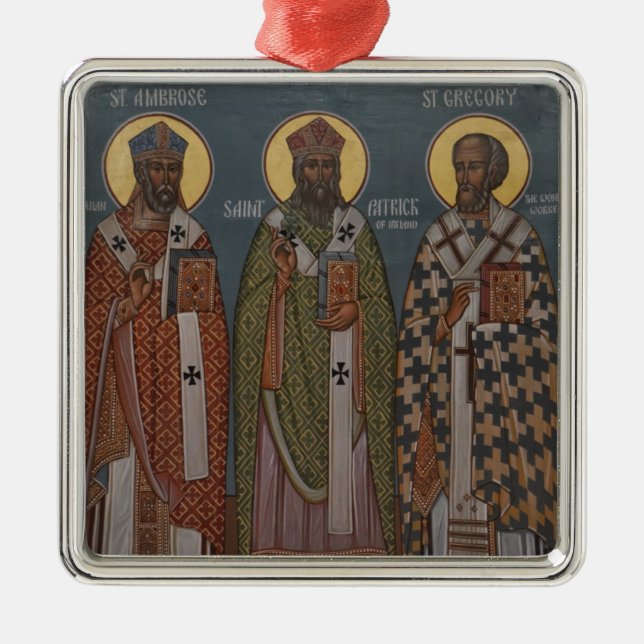 Saint Patrick Metal Ornament (Front)