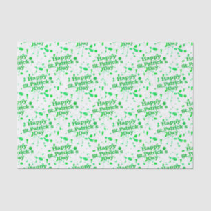 Saint Patrick Motif Pattern Tissue Paper